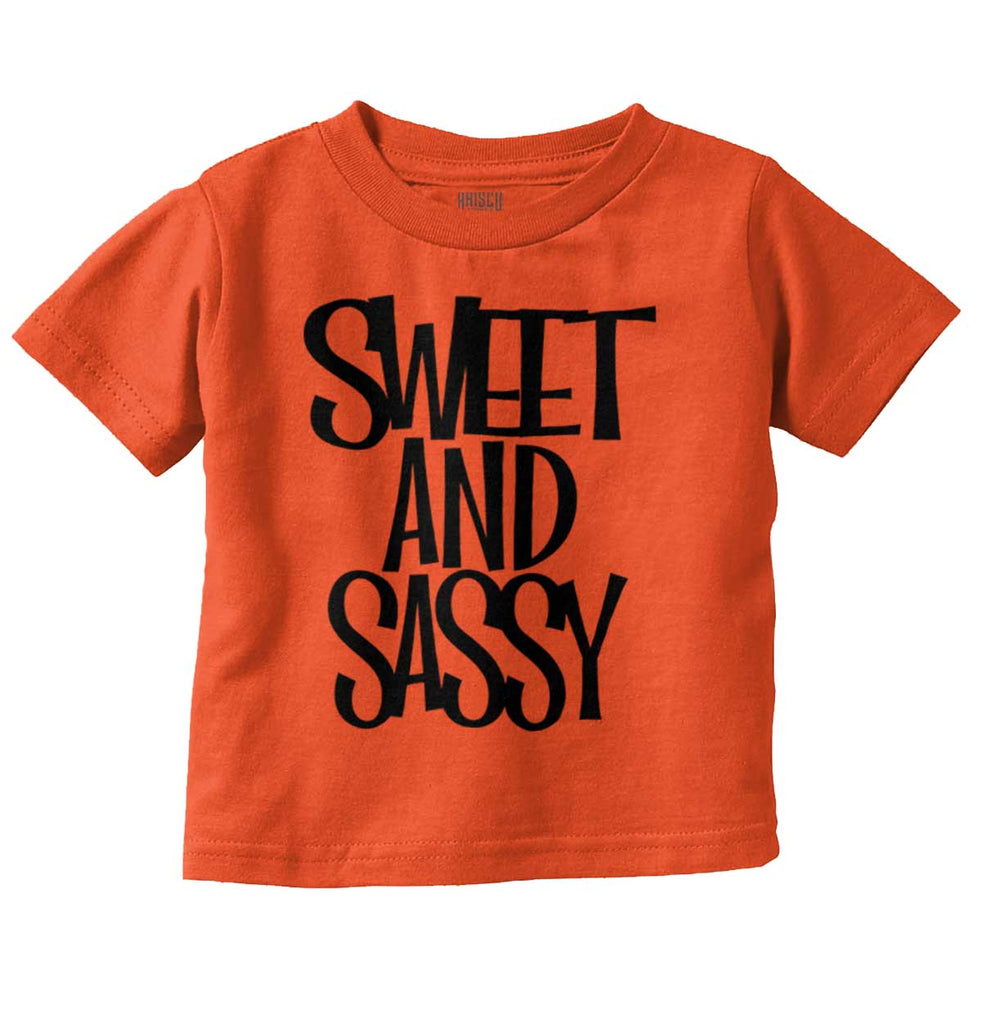 Sweet and Sassy Infant Toddler T Shirt-Direct To Garment Print-Brisco Baby