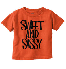 Sweet and Sassy Infant Toddler T Shirt-Direct To Garment Print-Brisco Baby