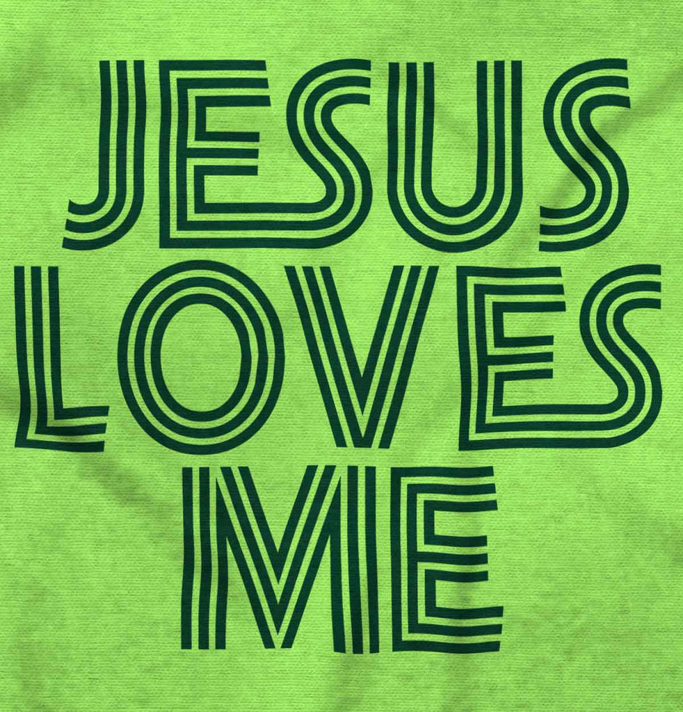Christ Loves Me Romper Bodysuit-Direct To Garment Print-Brisco Baby