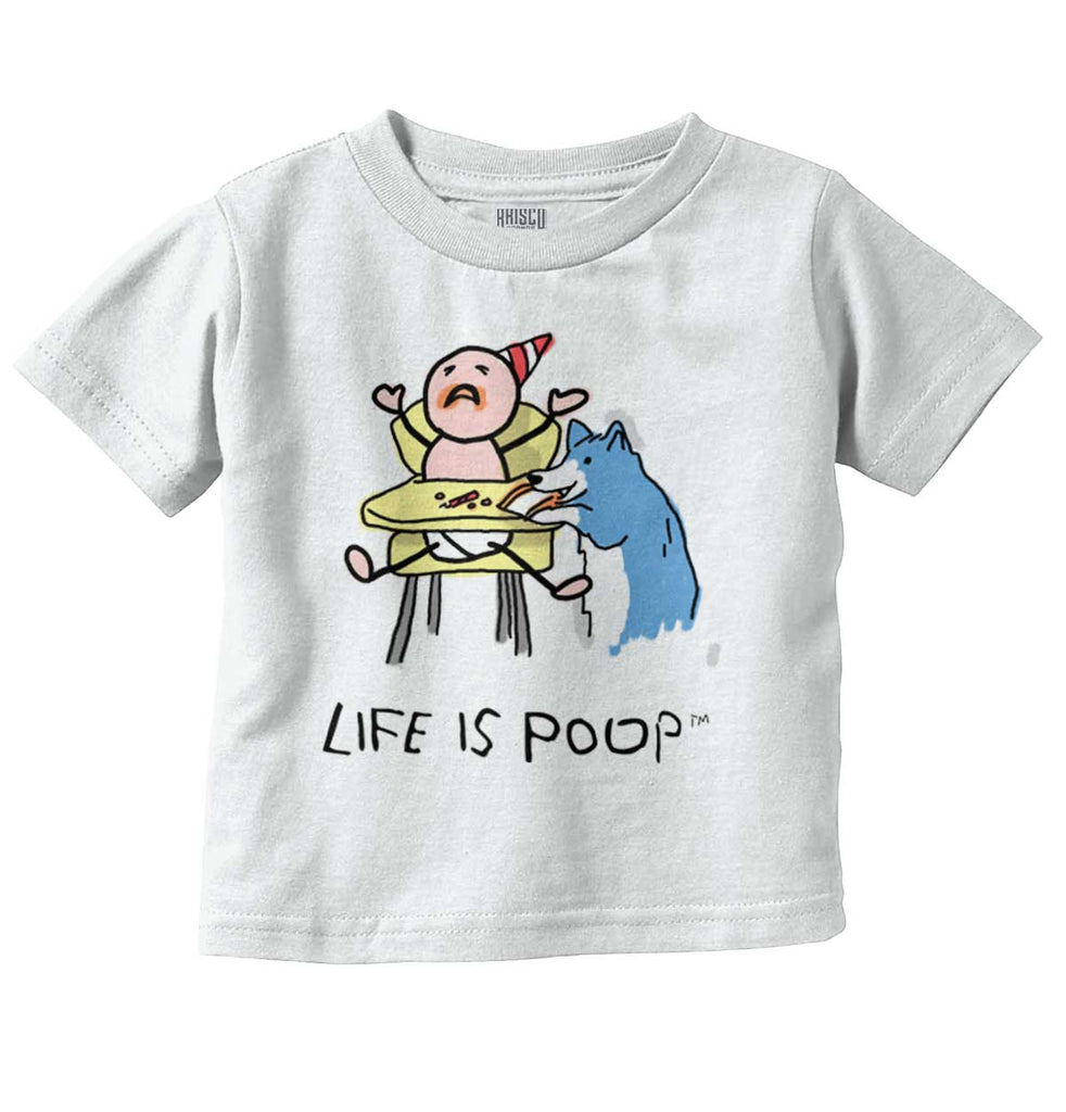 Dog Baby Food Infant Toddler T Shirt-Direct To Garment Print-Brisco Baby
