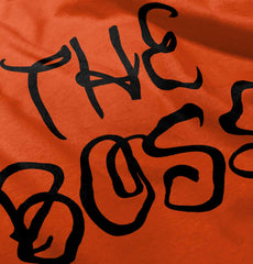 The Boss Romper Bodysuit-Direct To Garment Print-Brisco Baby