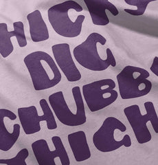 Chubby Thighs Infant Baby Bib-Direct To Garment Print-Brisco Baby