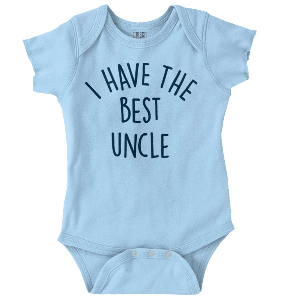Best Uncle Romper Bodysuit-Direct To Garment Print-Brisco Baby