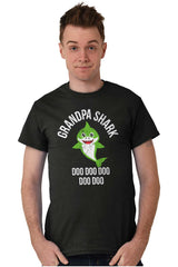 Cartoon Grandpa Shark T Shirt-Direct To Garment Print-Brisco Baby