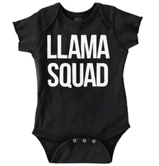 Llama Squad Romper Bodysuit-Direct To Garment Print-Brisco Baby