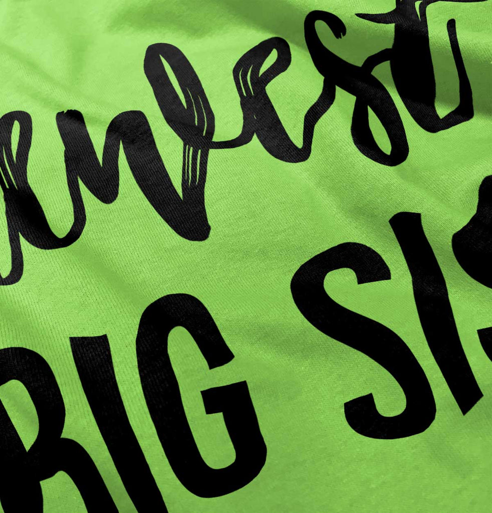 Newest Big Sis Romper Bodysuit-Direct To Garment Print-Brisco Baby