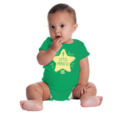 Little Miracle Romper Bodysuit-Direct To Garment Print-Brisco Baby