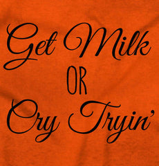 Get Milk Infant Toddler T Shirt-Direct To Garment Print-Brisco Baby