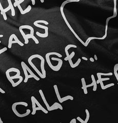 Hero Wears Badge Toddler Pullover Hoodie-Direct To Garment Print-Brisco Baby