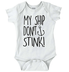 Ship Don't Stink Romper Bodysuit-Direct To Garment Print-Brisco Baby