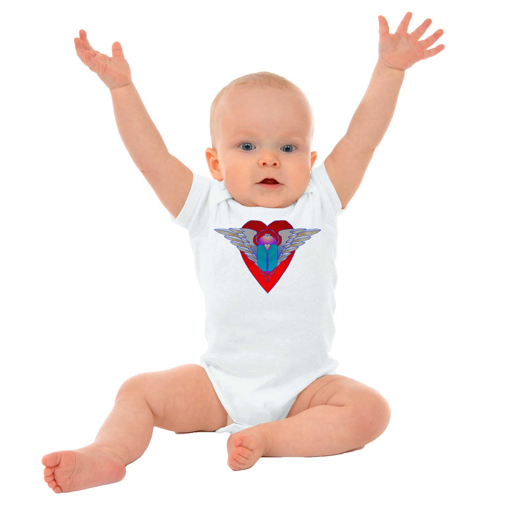 Hand Drawn Journey Romper Bodysuit-Direct To Garment Print-Brisco Baby
