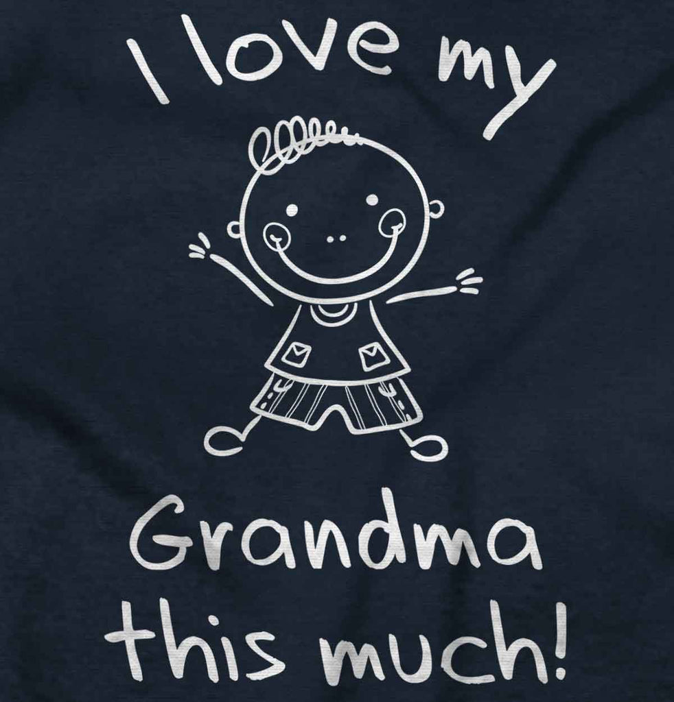 Love My Grandma Romper Bodysuit-Direct To Garment Print-Brisco Baby
