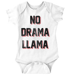 No Drama Romper Bodysuit-Direct To Garment Print-Brisco Baby