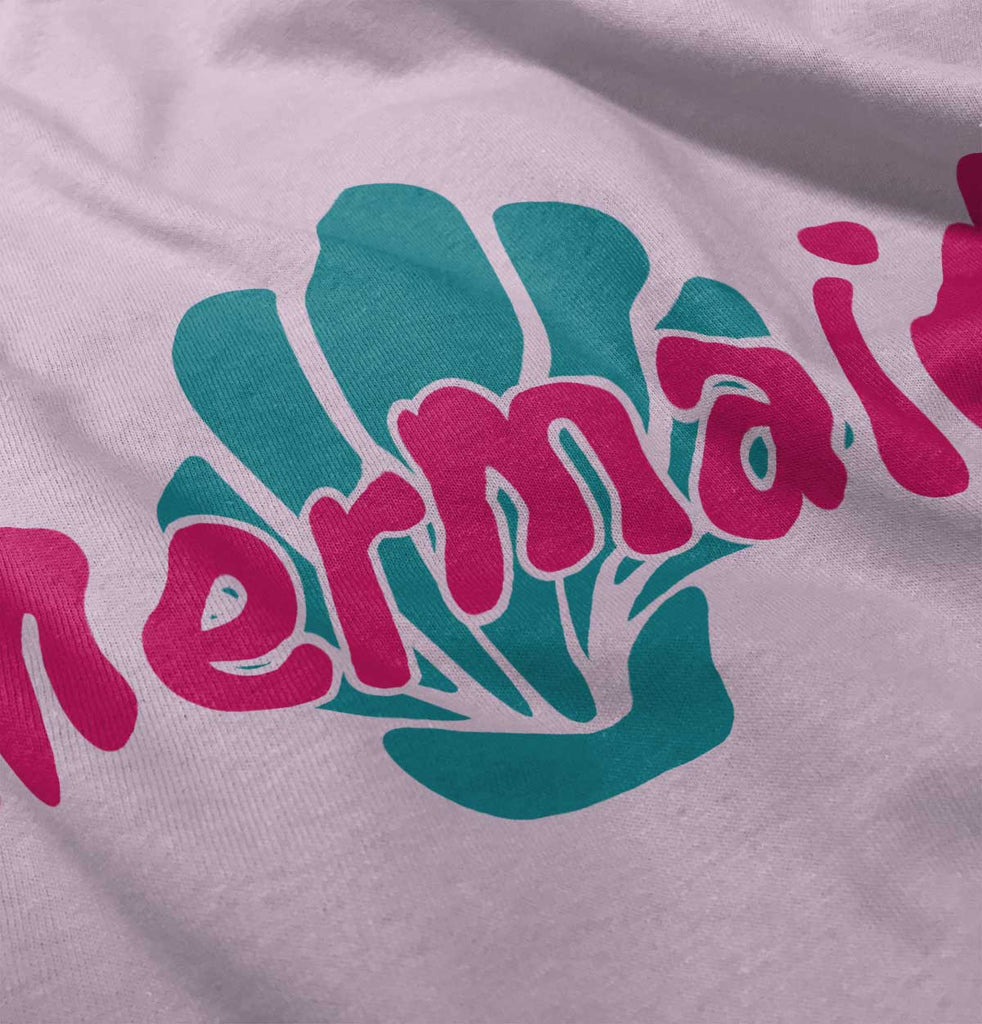 Mermaid Shell Infant Toddler T Shirt-Direct To Garment Print-Brisco Baby