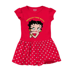Embrace Your Betty Baby Polka Dot Skirt Dress-Direct To Garment Print-Brisco Baby