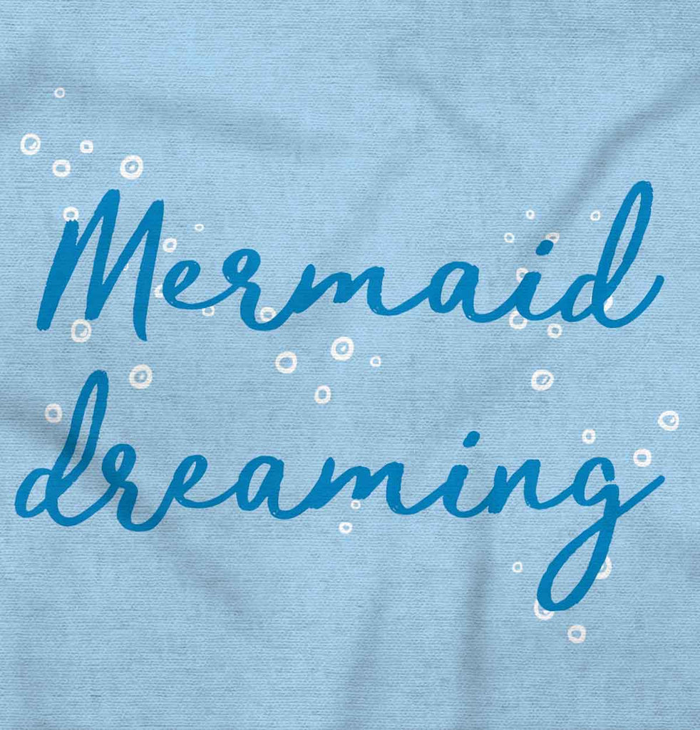 Mermaid Dreaming Infant Baby Bib-Direct To Garment Print-Brisco Baby