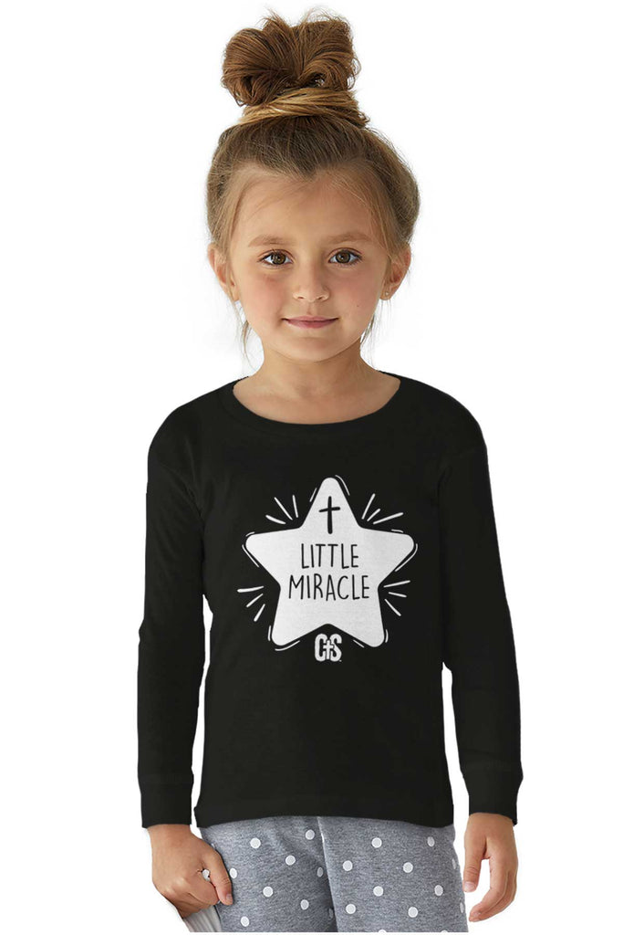 Little Miracle Solid Baby Pajama Top-Direct To Garment Print-Brisco Baby