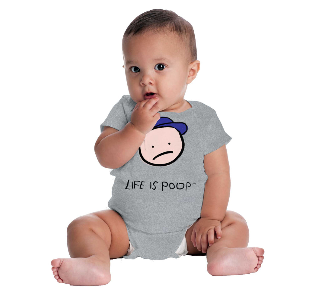 Boy Logo Romper Bodysuit-Direct To Garment Print-Brisco Baby