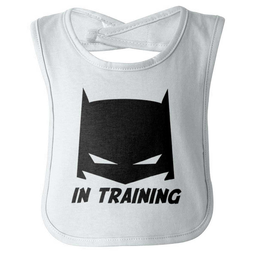 Batbaby In Training Infant Baby Bib-Direct To Garment Print-Brisco Baby