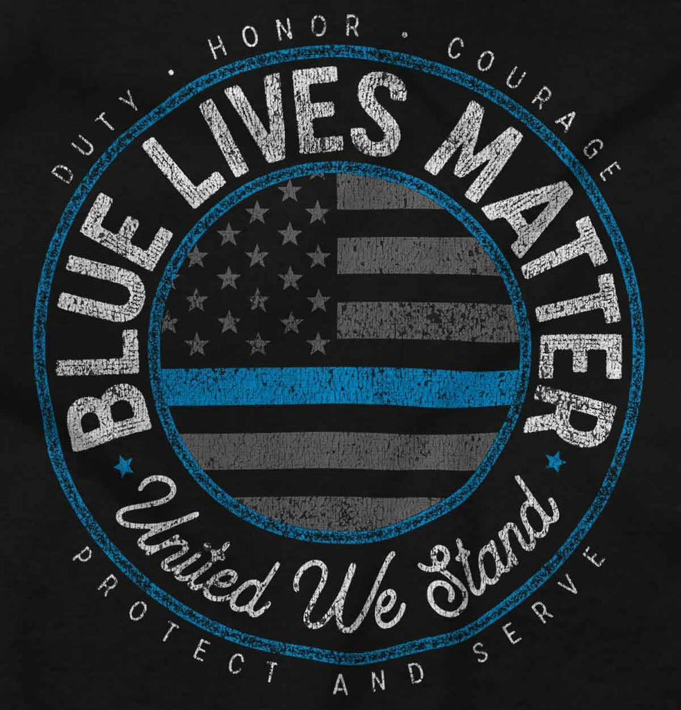 Thin Blue America Infant Toddler T Shirt-Direct To Garment Print-Brisco Baby