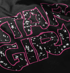 Star Girl Infant Baby Bib-Direct To Garment Print-Brisco Baby