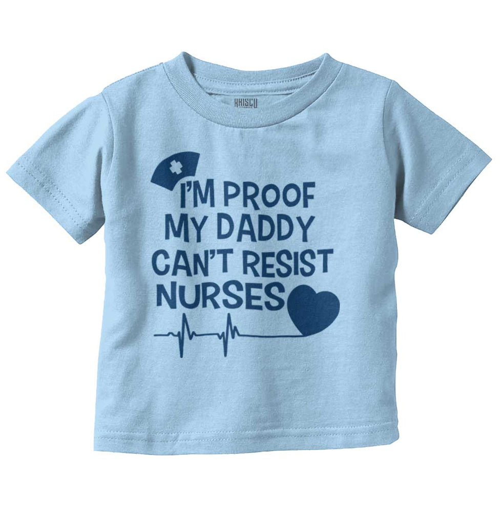 Can't Resist Nurses Infant Toddler T Shirt-Direct To Garment Print-Brisco Baby