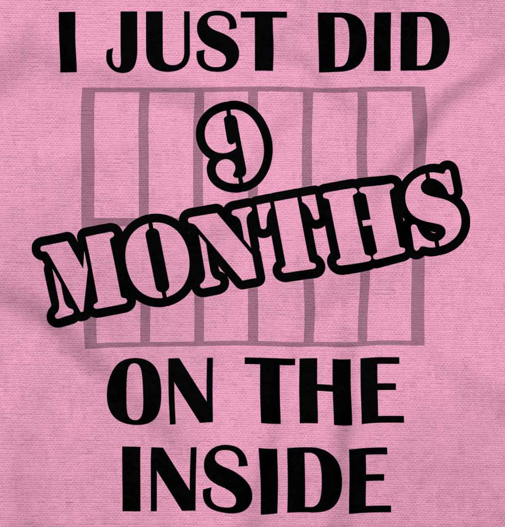 9 Months On The Inside Toddler Pullover Hoodie-Direct To Garment Print-Brisco Baby
