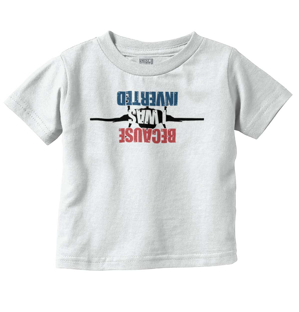 I'm Inverted Infant Toddler T Shirt-Direct To Garment Print-Brisco Baby
