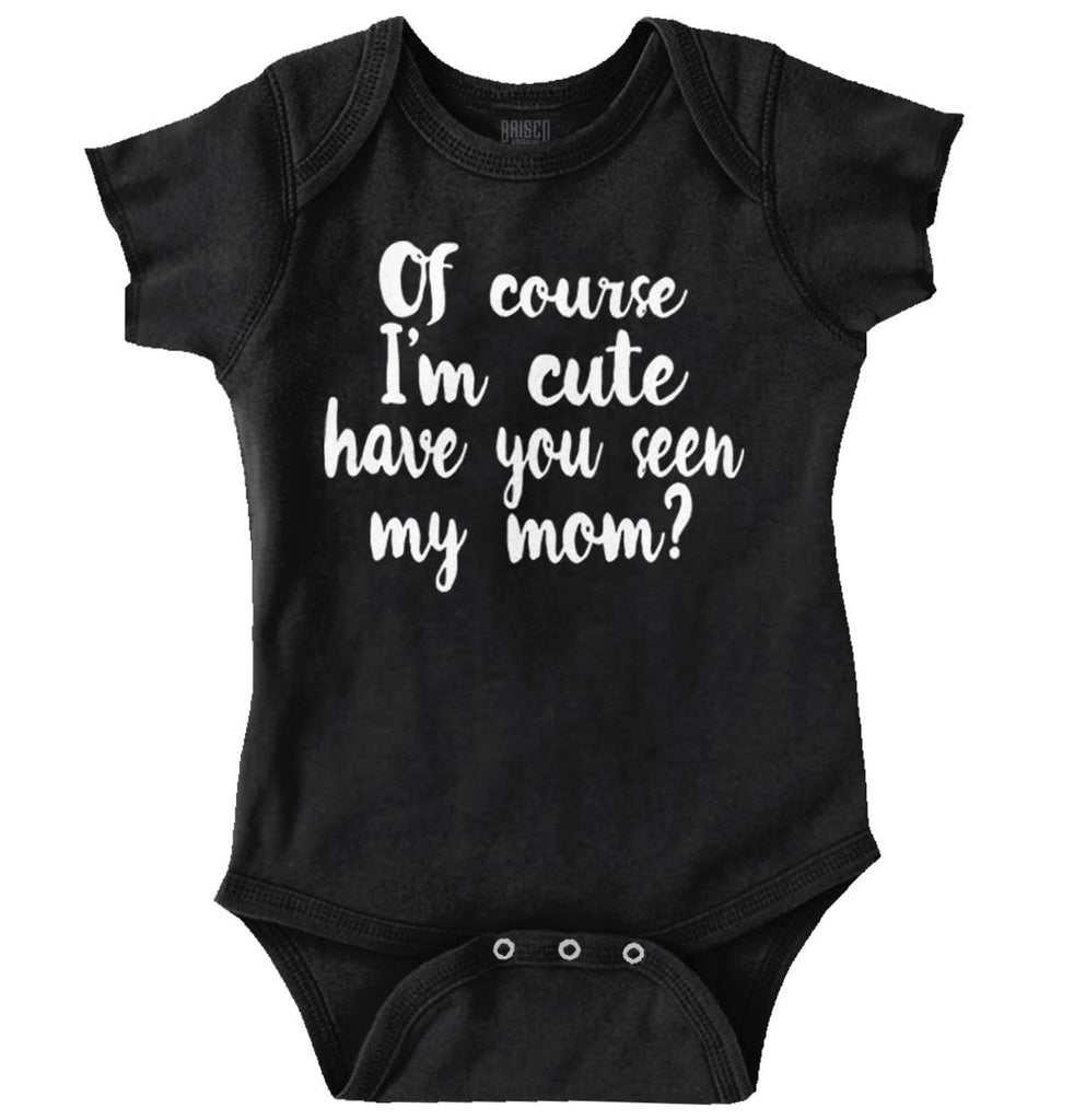 Cute Mom Romper Bodysuit-Direct To Garment Print-Brisco Baby