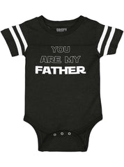 You Are My Father Football Romper Bodysuit-Direct To Garment Print-Brisco Baby