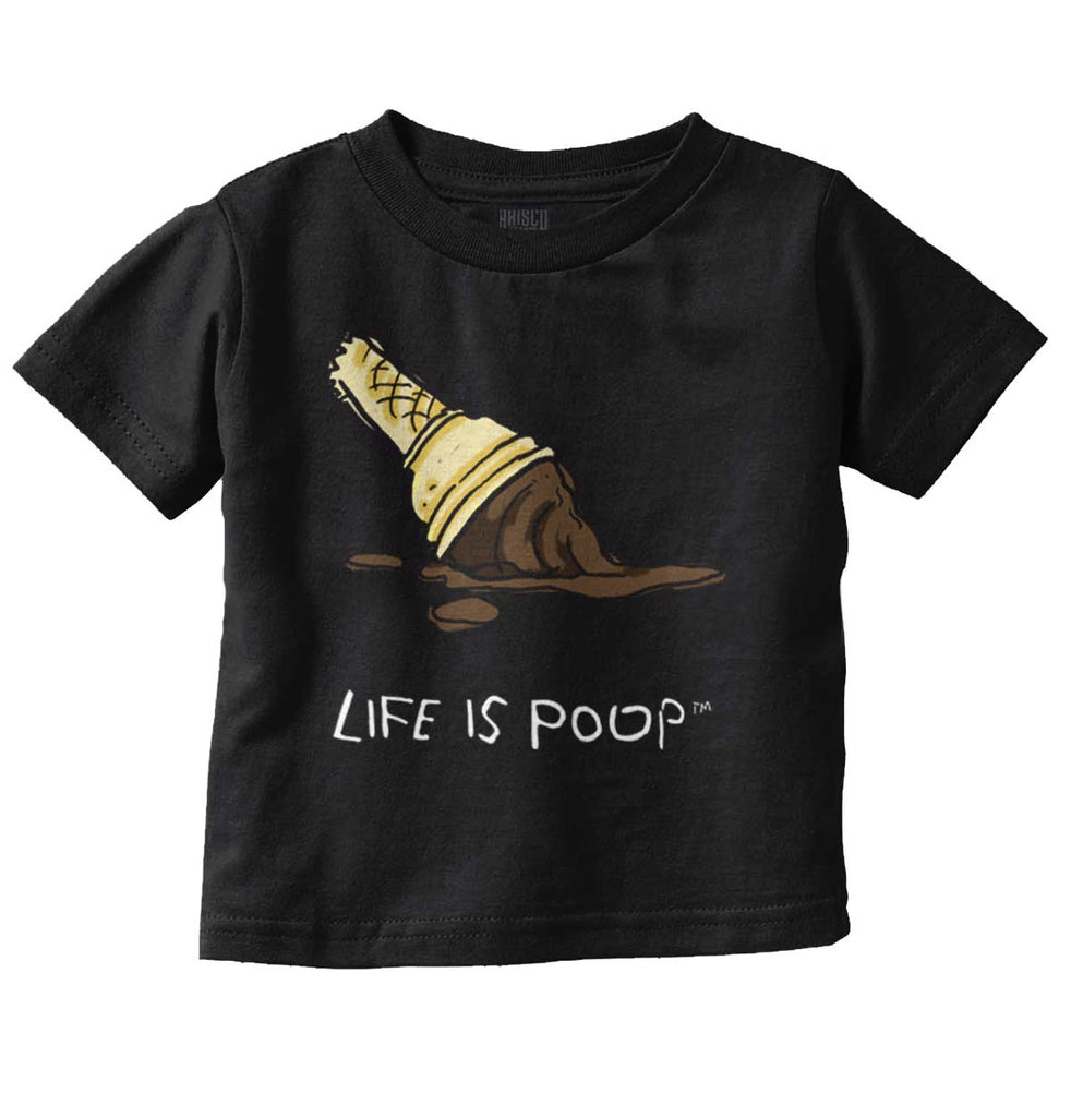 Dropped Cone Infant Toddler T Shirt-Direct To Garment Print-Brisco Baby