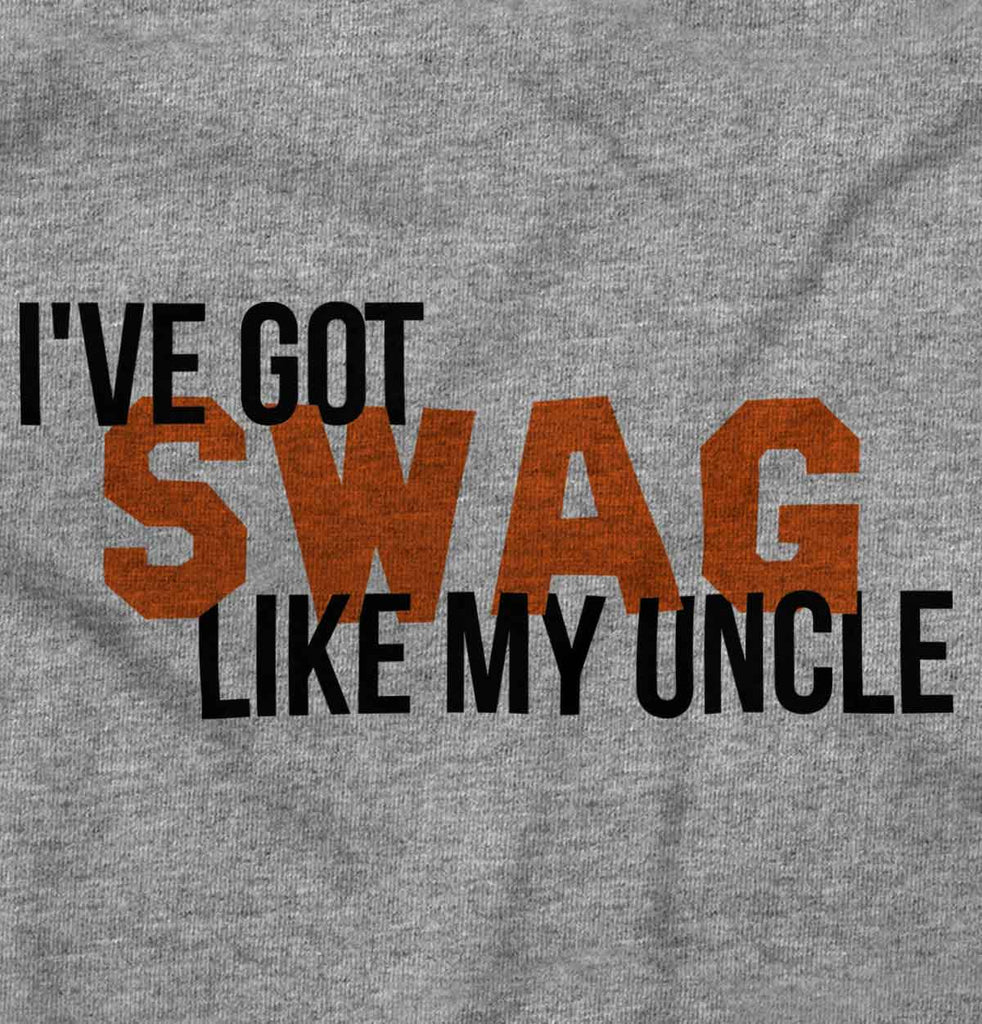 Swag Like My Uncle Romper Bodysuit-Direct To Garment Print-Brisco Baby