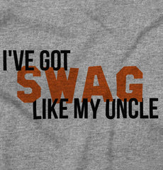 Swag Like My Uncle Romper Bodysuit-Direct To Garment Print-Brisco Baby