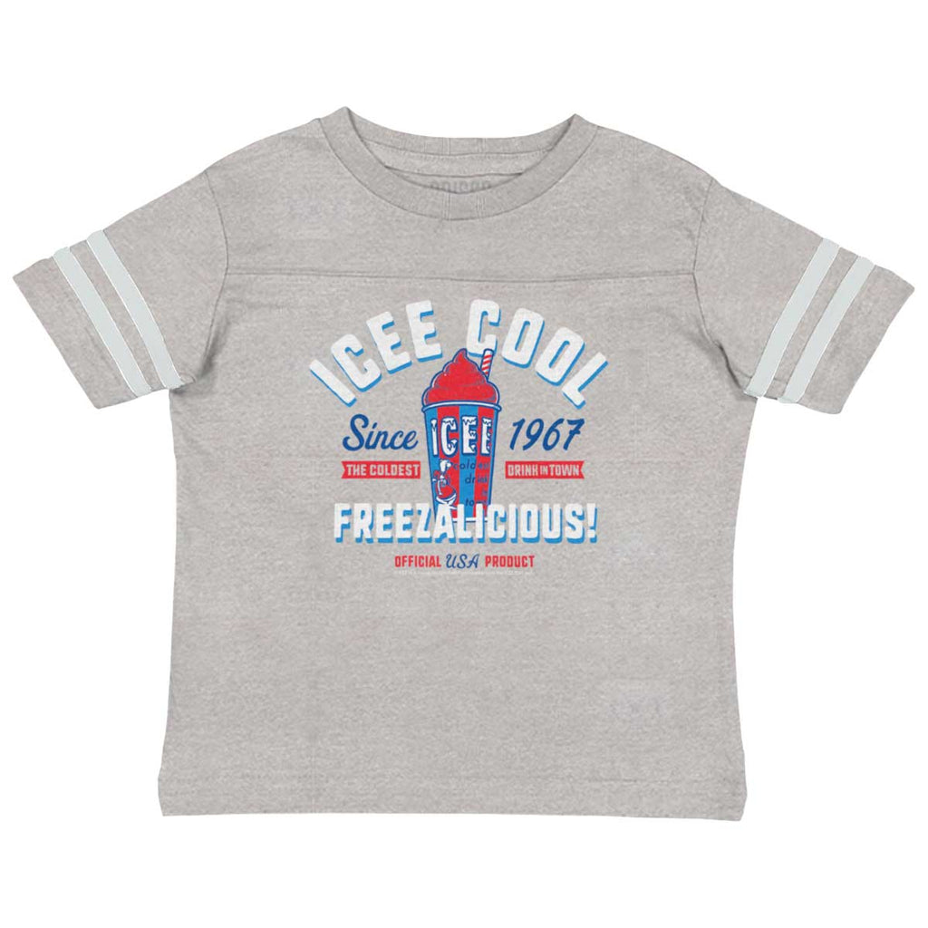 Freezalicious Toddler Football Jersey Tee-Direct To Garment Print-Brisco Baby