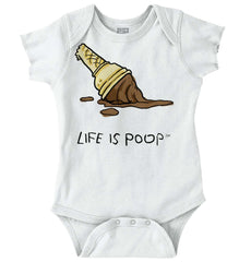 Dropped Cone Romper Bodysuit-Direct To Garment Print-Brisco Baby