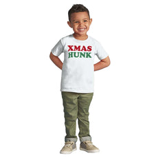 Xmas Hunk Infant Toddler T Shirt-Direct To Garment Print-Brisco Baby