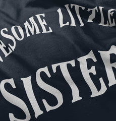 Awesome Little Sister Romper Bodysuit-Direct To Garment Print-Brisco Baby