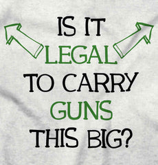 Is It Legal Raglan Romper Bodysuit-Direct To Garment Print-Brisco Baby