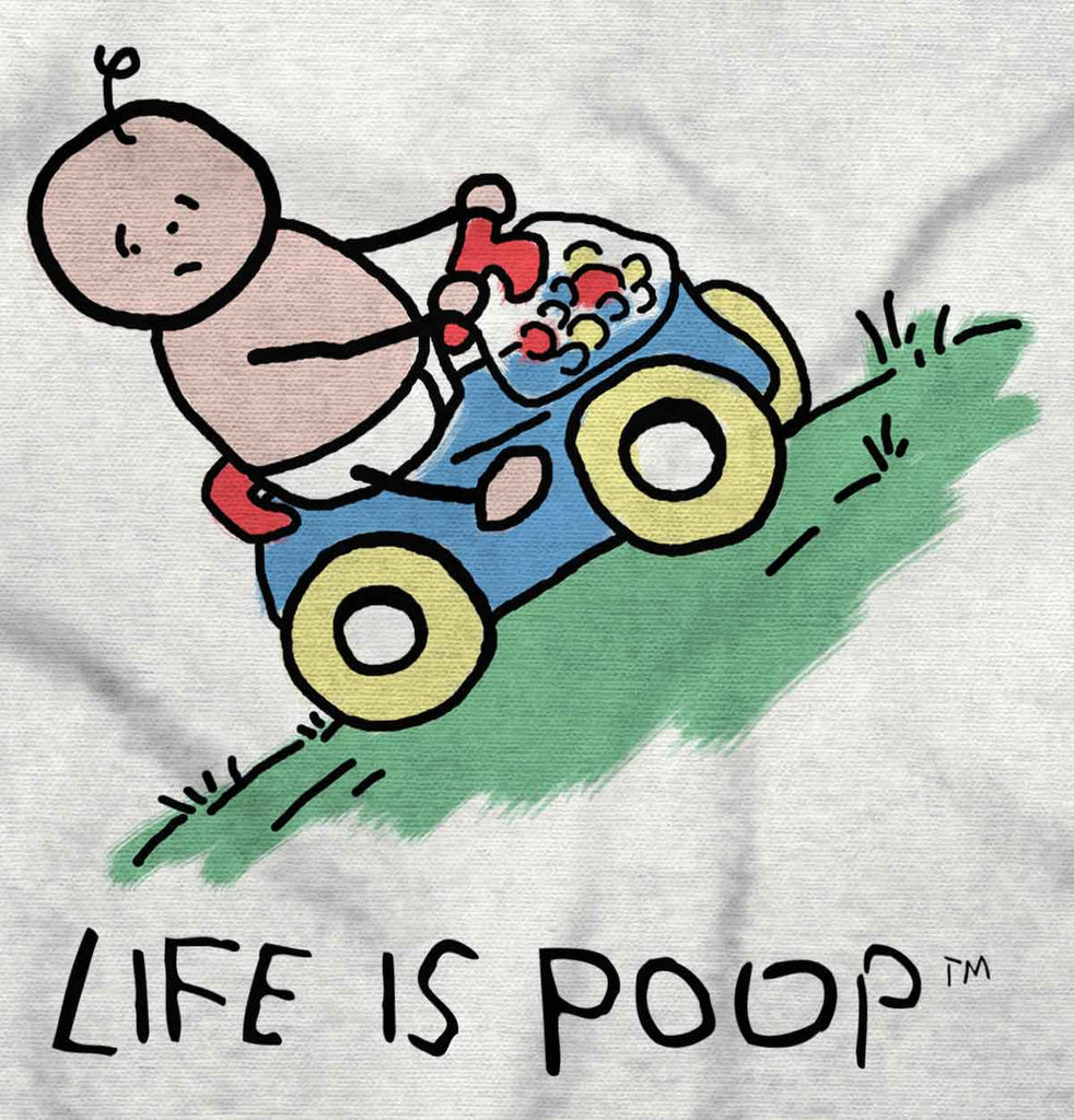 Uphill Baby Car Infant Toddler T Shirt-Direct To Garment Print-Brisco Baby