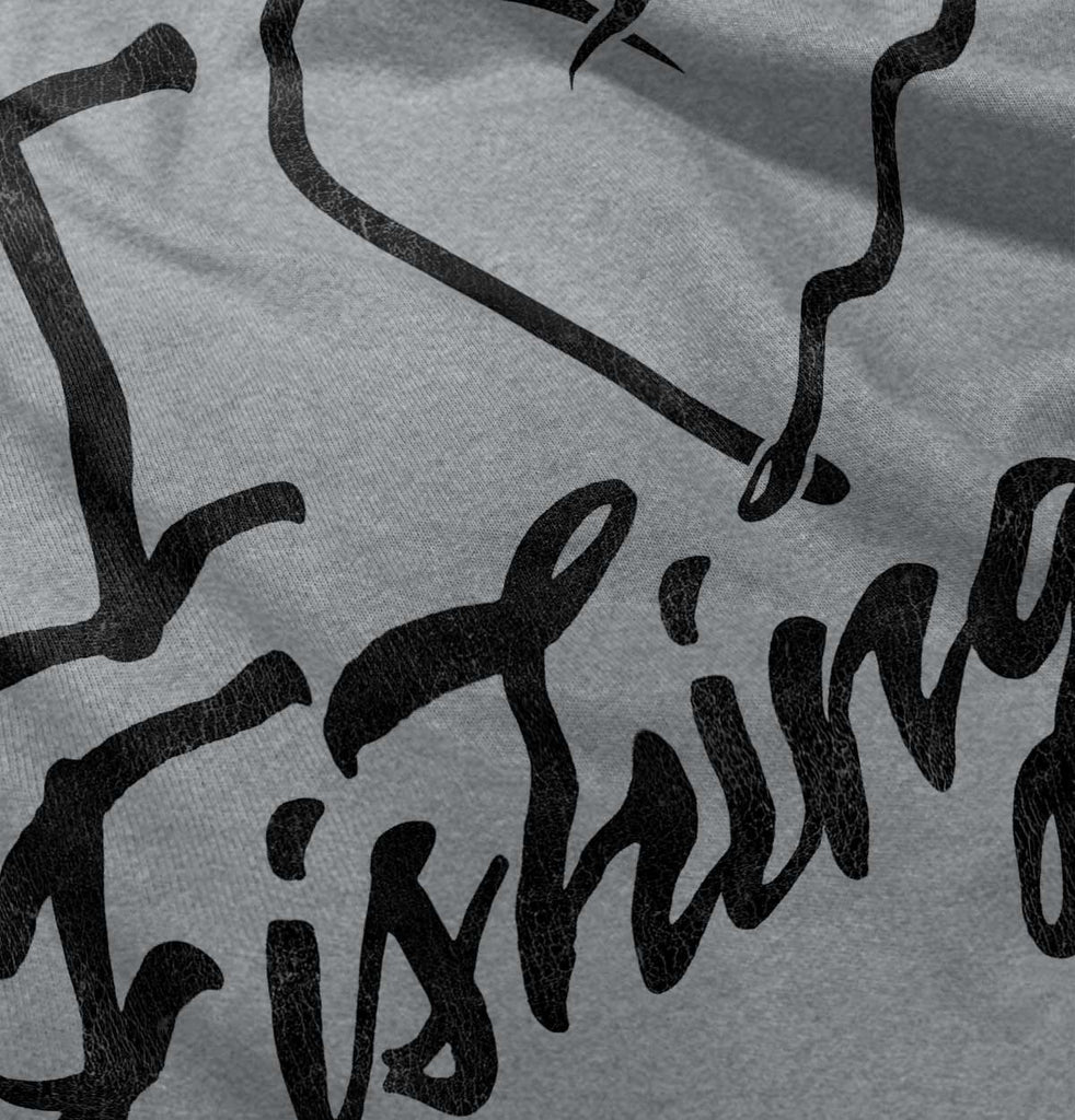 I Love Fishing Romper Bodysuit-Direct To Garment Print-Brisco Baby