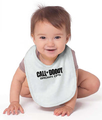 Call Of Doody Infant Baby Bib-Direct To Garment Print-Brisco Baby