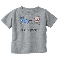 Dog Tail Infant Toddler T Shirt-Direct To Garment Print-Brisco Baby
