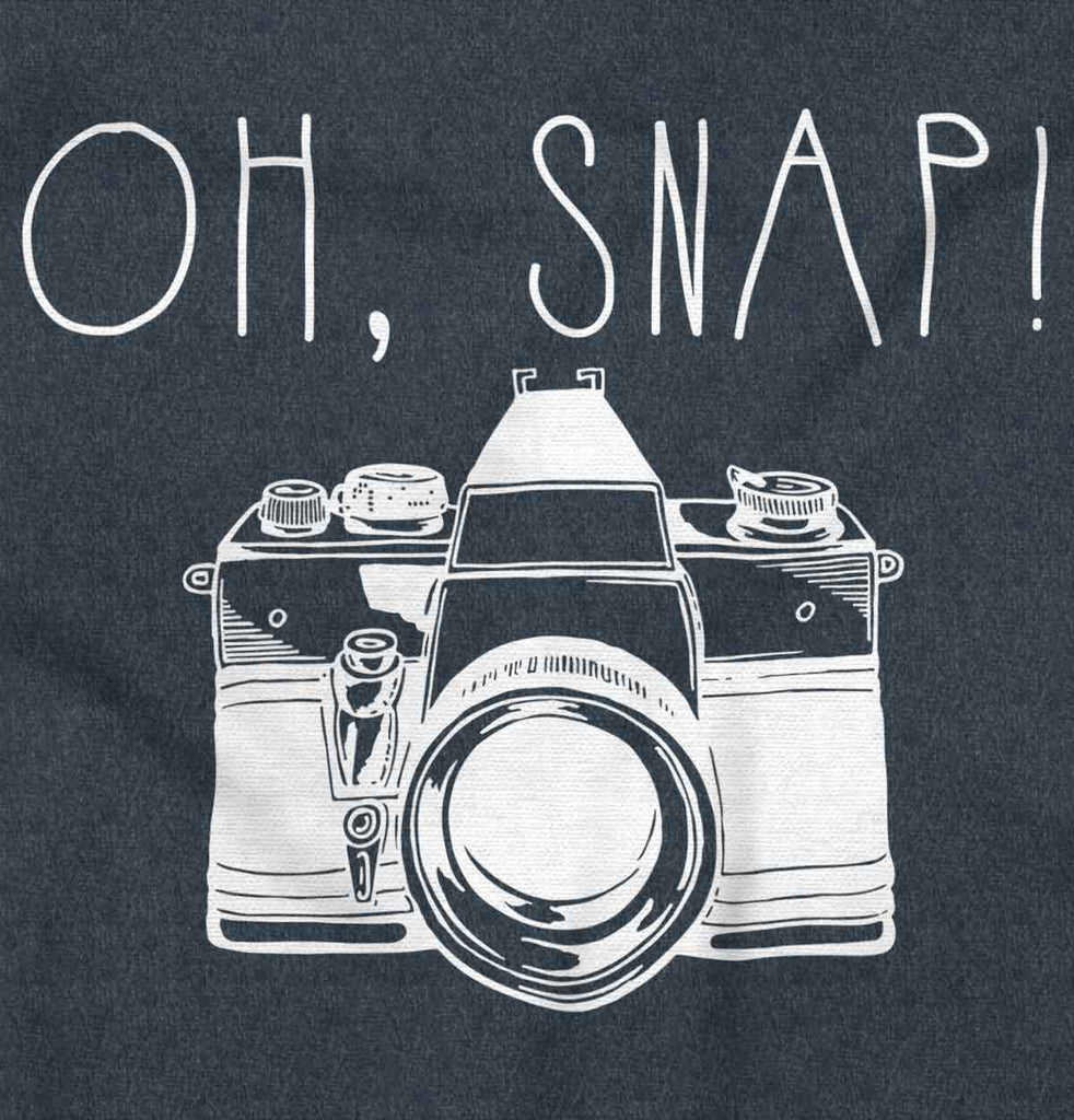 Oh Snap Camera Toddler Football Jersey Tee-Direct To Garment Print-Brisco Baby
