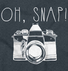Oh Snap Camera Toddler Football Jersey Tee-Direct To Garment Print-Brisco Baby
