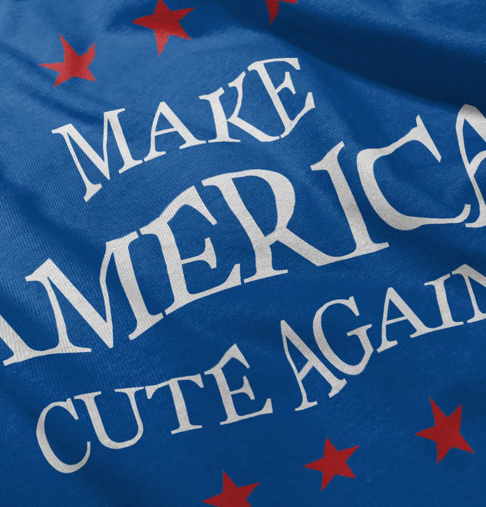 America Cute Again Romper Bodysuit-Direct To Garment Print-Brisco Baby