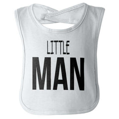 Little Man Infant Baby Bib-Direct To Garment Print-Brisco Baby