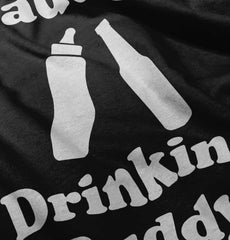 Drinking Buddy Infant Toddler T Shirt-Direct To Garment Print-Brisco Baby