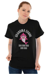 Cartoon Grandma Shark T Shirt-Direct To Garment Print-Brisco Baby