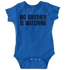 Big Brother Is Watching Romper Bodysuit-Direct To Garment Print-Brisco Baby