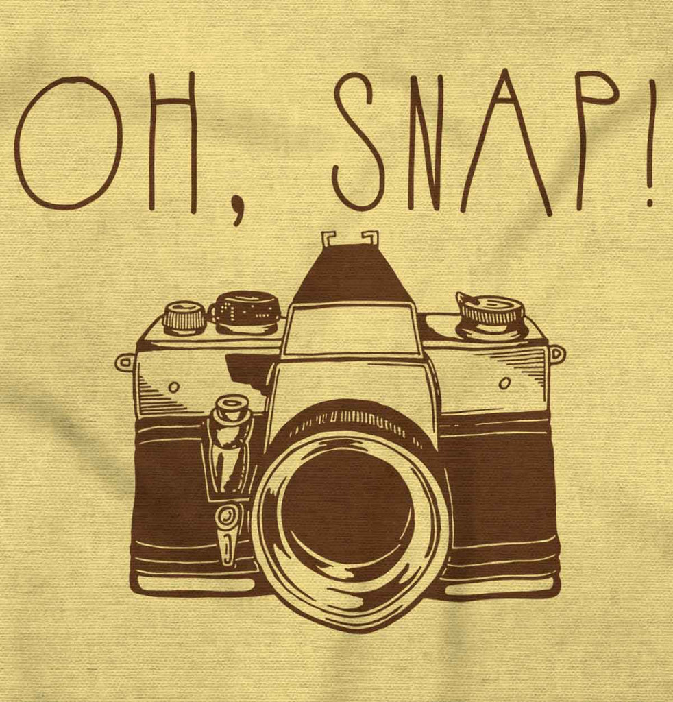 Oh Snap Camera Infant Toddler T Shirt-Direct To Garment Print-Brisco Baby